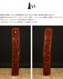 Highest grade bamboo sword bag made of all leather S size (for 2 pieces) Brown Tuscan calf leather used (made of cowhide) Kendo bamboo sword bag kendo leather Italy Genuine leather Brown DAVID SCAPARRA MADE IN ITALY