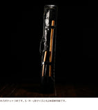 Highest grade bamboo sword bag made of all leather L size (for 4 pieces) Black Tuscan calf leather used (made of cowhide) Kendo bamboo sword bag kendo leather Italy Genuine leather DAVID SCAPARRA MADE IN ITALY