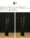 Highest grade bamboo sword bag made of all leather L size (for 4 pieces) Black Tuscan calf leather used (made of cowhide) Kendo bamboo sword bag kendo leather Italy Genuine leather DAVID SCAPARRA MADE IN ITALY