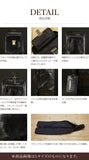 Highest grade bamboo sword bag made of all leather L size (for 4 pieces) Black Tuscan calf leather used (made of cowhide) Kendo bamboo sword bag kendo leather Italy Genuine leather DAVID SCAPARRA MADE IN ITALY