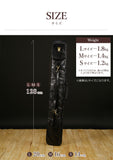 Highest grade bamboo sword bag made of all leather L size (for 4 pieces) Black Tuscan calf leather used (made of cowhide) Kendo bamboo sword bag kendo leather Italy Genuine leather DAVID SCAPARRA MADE IN ITALY
