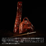 【完全受注生産】総革製最高級竹刀袋 Sサイズ（2本用） トスカーナ・カーフレザー使用（牛革製）剣道 竹刀袋 kendo レザー フィレンツェ伝統 手づくり革工房 イタリア製 本革 MADE IN ITALY