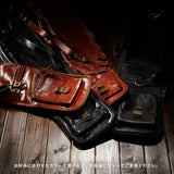 【完全受注生産】総革製最高級竹刀袋 Sサイズ（2本用） トスカーナ・カーフレザー使用（牛革製）剣道 竹刀袋 kendo レザー フィレンツェ伝統 手づくり革工房 イタリア製 本革 MADE IN ITALY